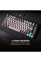 MK913 83 Keys Tri-Mode Wireless RGB Mechanical Gaming Keyboard, Blue Switch, 2000mAh Battery, Saturn - 3