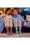 Celebration Themed Colorful Patterned Socks Set of 6 – Unisex Leisure Socks with Cotton Pairs in Gift Box - 6