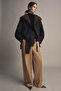 Premium Palmis High Waist Wide Leg Velvet Trousers