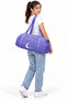 Lilac Colored Adjustable Strap Unisex Sports Bag Travel Bag and Fitness Bag