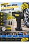 Cordless USB Rechargeable Digital Tyre Inflator Air Compressor Handheld Pump with LED Light for Cars, Motorcycles, Bicycles