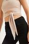 Tactel Tie Crop Blouse - 4