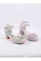 Girls' Rainbow Color Mini-Heel Evening Shoes - 3