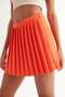 Lycra Pleated Short Skirt - 3