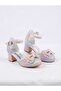 Girls' Rainbow Color Mini-Heel Evening Shoes - 2