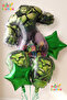 Avengers Hulk 9 Years Old Birthday Balloon Set Hulk Theme Birthday Party Balloon Set - 2