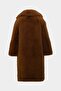 Premium Long Furry Women's Rex Faux Fur Coat - 3