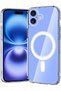 iPhone 16 Plus Case Magsafe Transparent Case Camera Raised Shockproof Cover
