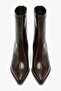 Thin Heeled Women's Boots with Back Zipper, Light Brown - 6