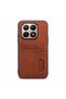 Xiaomi Mi 15t Compatible Case with Card Holder Luxury Leather Case Brown - 2