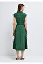 Lace-Up Green Midi Dress 1310871-71892 - 5
