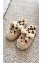 Women's Mink Shy Rabbit Detailed Plush Winter House Slippers 3 cm Byndmtftav01 - 5