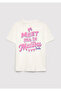 Barbie Printed Ecru T-Shirt Loose Fit / Comfortable Cut 7610453-70057 - 4