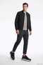 Men's Black Lace-Up Genuine Leather Comfort Sneaker - 4