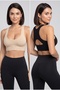 Mixed Set of 2: Upright Posture Seamless Bra with Flexible Gathering, Back Support Shaper, Non-Marking Design Corset
