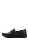 Men's Black Laceless Genuine Leather Comfort Shoes - 4