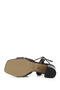 Women's Brown Ankle Strap Platform Heels Sandals - 7