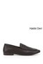 Women's Brown Antique Printed Genuine Leather Loafers
