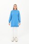 Kadın Basic Tunic - 30644TUN Mavi - 2
