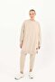 Kadın Basic Tunic - 30644TUN Koyu Bej