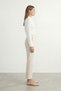 Women's Carrot Form Fabric Trousers - 18118Pnt Beige - 2