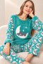 Winter Fleece Pajama Set 3011 - 4