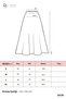 Satin Lace Detailed Long Skirt-20729 Brown - 5