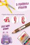 School Label Pen Notebook Label Strawberry Girl Custom Name Writable Label - 252Pcs - 2