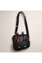 Genuine Leather Saddle Bag – Frisco Leather Cross Shoulder Bag with Magnetic Closure – Black - 6