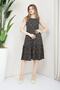 Women's Floral Print Dress - 2