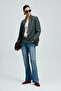 Amber Women's Denim Bootcut Fit - High Waist Blue - 5