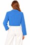 Indigo Women's Regular Fit Double Breasted Woven Crop Blazer Jacket - Stylish & Sporty - 5