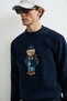 Miles Men's Sweatshirt Navy Blue