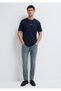 Black Navy Blue T-Shirt Regular Fit / Normal Cut 0613135-86623 - 2