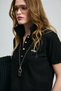 Anka Women's Polo T-Shirt Black - 4