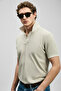 Vernon Smart Men's Polo T-Shirt Beige - 5