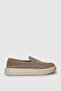 Men's Sand Suede Loafer Shoes - Comfortable Thick Sole Casual Shoes