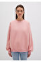 Crew Neck Pink Basic Sweatshirt 1610198-91003 - 3