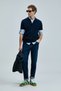 Fresh Men's Cotton Sweater Navy Blue - 5