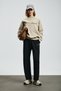 Ander Women's Knitted Sweatshirt Beige - 4