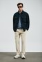 Andre Men's Knitted Jacket Navy Blue - 4