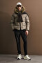 Josep Men's Removable Fur Hooded Goose down Inflatable Coat Toprak