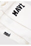 Logo Printed White Socks 1912726-23248 - 2