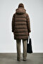 Olivia Goose down Women's Coat Brown - 7