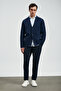 Simon Smart Men's Chino Pants Slim Fit Navy Blue - 4