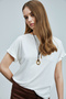 Signoria Women's Modal Blend T-Shirt Off White - 3