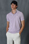 Vernon Sports Polo Neck Men's T-Shirt Light Lilac - 4