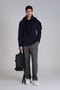 Holly Men's Long Sleeve T-Shirt Navy - 2