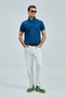 Laon Smart Men's Polo T-Shirt Light Navy Blue - 5