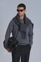 Moon Men's Sweater Gray - 5